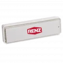 RENZ RSA2 Namensschild, ohne Gravur, ALU oder Edelstahl,